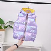 Fete Băieți Copii Copii Gilet Vest Vestă 2022 Roz Cald Plus Gros Iarna Toamnă Jachetă în aer liber Cardigan Haine pentru copii