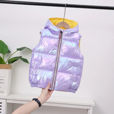 Fete Băieți Copii Copii Gilet Vest Vestă 2022 Roz Cald Plus Gros Iarna Toamnă Jachetă în aer liber Cardigan Haine pentru copii