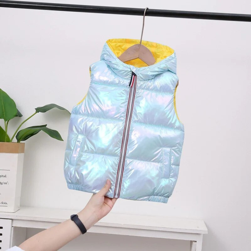 Fete Băieți Copii Copii Gilet Vest Vestă 2022 Roz Cald Plus Gros Iarna Toamnă Jachetă în aer liber Cardigan Haine pentru copii