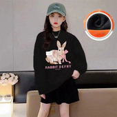 Îmbrăcăminte pentru copii Pulover pentru fete primăvară și toamnă haine noi de toamnă pentru copii cu mâneci lungi pentru fetițe, toamnă largi, la modă