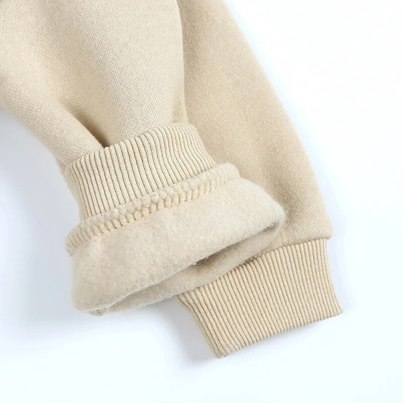 Jesen Zima Osnovne dječje odjeće za dječake i djevojčice, topla gornja odjeća od flisa, jednobojna majica, gornji dijelovi za djecu, jakna, pulover