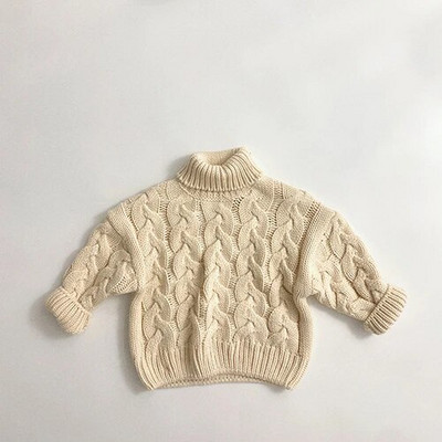 Pletena pletena odjeća za djecu Dječaci Djevojčice Pulover na pruge Jesen Proljeće Dječji pleteni pulover džemperi