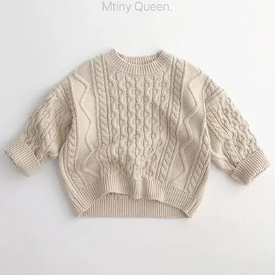 Pletena pletena odjeća za djecu Dječaci Djevojčice Pulover na pruge Jesen Proljeće Dječji pleteni pulover džemperi