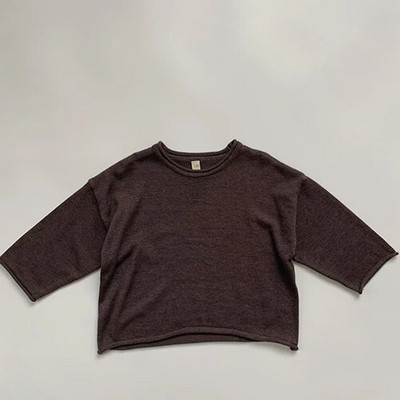 Pletena pletena odjeća za djecu Dječaci Djevojčice Pulover na pruge Jesen Proljeće Dječji pleteni pulover džemperi