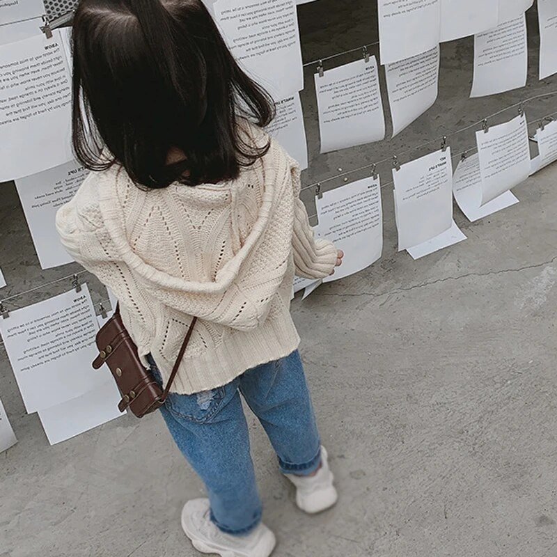 Dječje hlače Jesen 2023, nova korejska verzija, trodimenzionalni kroj u japanskom stilu za nove djevojke, ležerne traperice ravnih nogavica