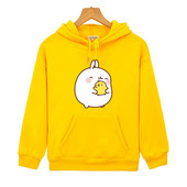 Molang și Piupiu Cute Rabbit Print Îmbrăcăminte pentru copii Kawaii cu mânecă lungă Hanorace pentru copii Sudadera Toamnă Pulovere calde din lână