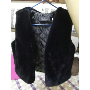 Μόδα για κορίτσια χειμώνα Faux Fur Γιλέκο Bay Παιδικά Εξωτερικά Ενδύματα Βρεφικό Ζεστό Γιλέκο Μικρό Κορίτσι Φθινοπωρινά Ρούχα Παλτό Μπουφάν