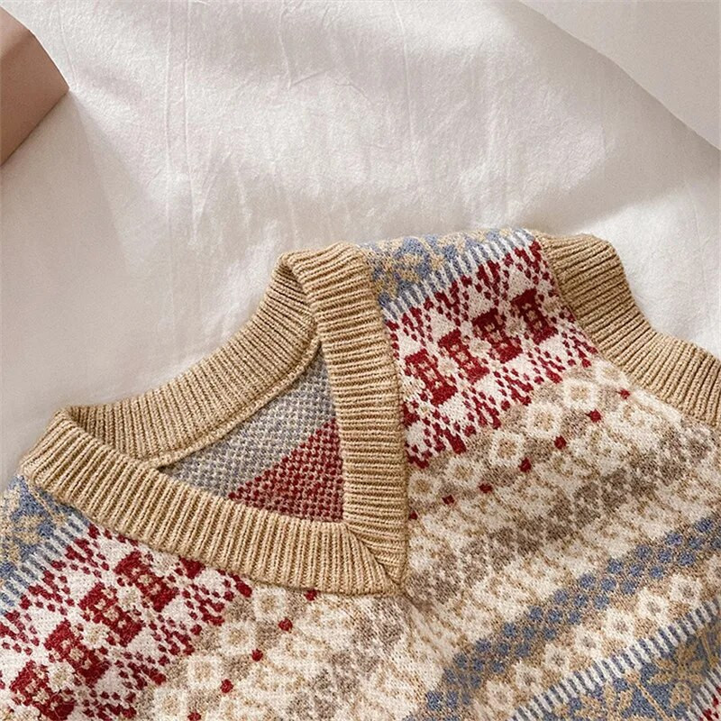 Beebitüdrukute kampsunid Beebitüdrukute lillelised varrukateta kootud pullover Vest Beebipoiste kampsunid Vest Lastele Väikelapse kevad-sügis ülerõivad