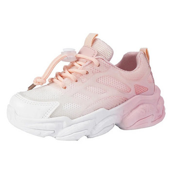 Размер 26-37 Детски ежедневни обувки за деца Момчета Модни спортни маратонки на открито за момичета Нехлъзгащи се обувки Мека подметка Тенис