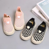 Tavaszi őszi totyogó lányok fiúk tornacipő alkalmi kötött ruhával cipők csecsemőknek légáteresztő csúszásmentes puha aljú gyerekcipők gyerekeknek