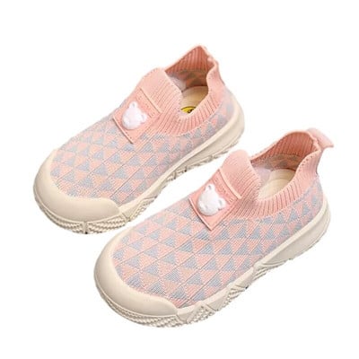Tavaszi őszi totyogó lányok fiúk tornacipő alkalmi kötött ruhával cipők csecsemőknek légáteresztő csúszásmentes puha aljú gyerekcipők gyerekeknek