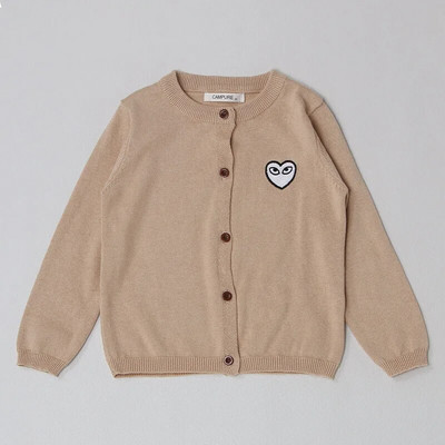 Pulover tricotat jachetă cardigan Sweet love heart imprimat băieți fete 0-7 ani Beibei primăvară toamnă modă sport îmbrăcăminte copii