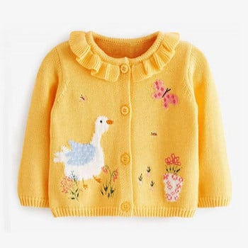 Little maven Lovely Kids πουλόβερ άνοιξη και φθινόπωρο Cartoon Duck Butterfly Cardigan Απαλό και Comfort για Παιδικά Μπλουζάκια Παιδικά
