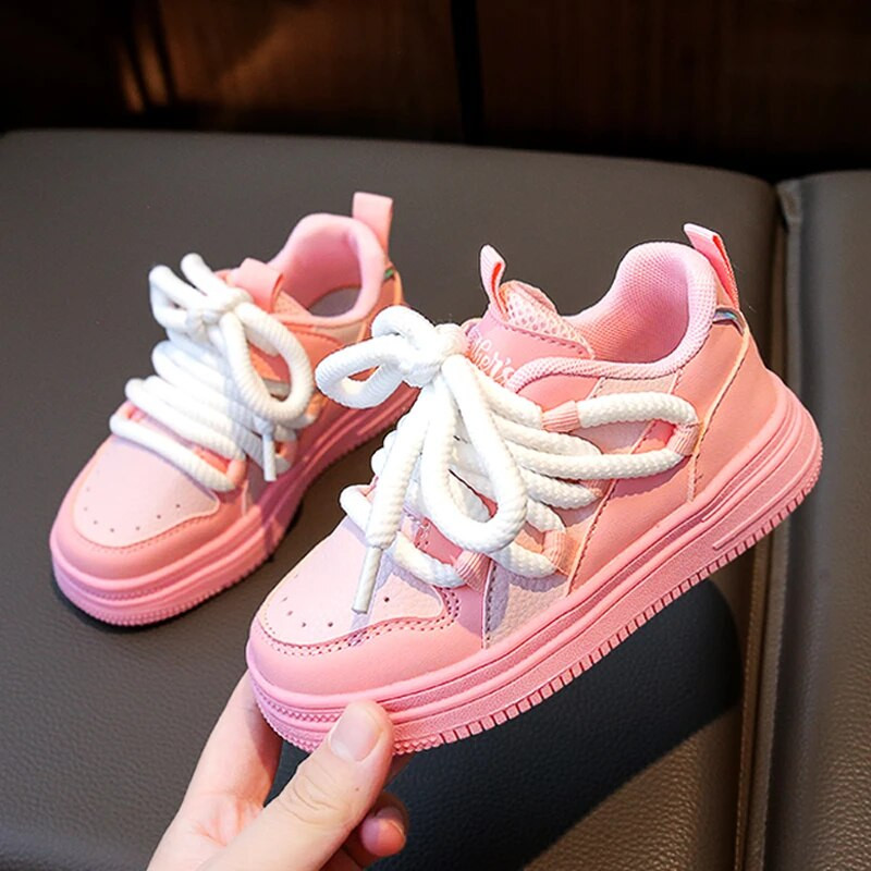Pantof pentru fetiță Pantofi de bord joasă Pantofi pentru copii pentru fată, brand la modă, piele pentru fată, talpă moale, pantofi casual Tenis De Mujer Zapatilla