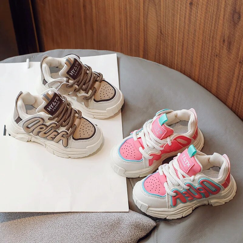 Cipele za djevojčice Kid Shoes Trend Boys Casual Board Shoe Sneaker Student Color Block Sports Shoes Tenis Infantil Menino Zapatos Niña