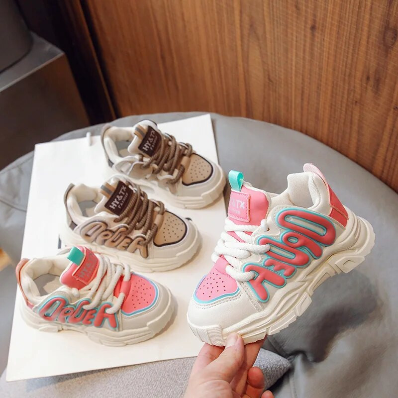 Cipele za djevojčice Kid Shoes Trend Boys Casual Board Shoe Sneaker Student Color Block Sports Shoes Tenis Infantil Menino Zapatos Niña