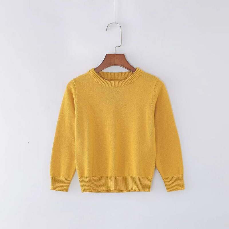 2023 m. rudens kūdikių berniukų megztiniai mergaičių megztiniai su kakleliu vaikiški megztiniai žiemai megzti apatiniai berniukų apatiniai drabužiai džemperiai Vetement Enfant