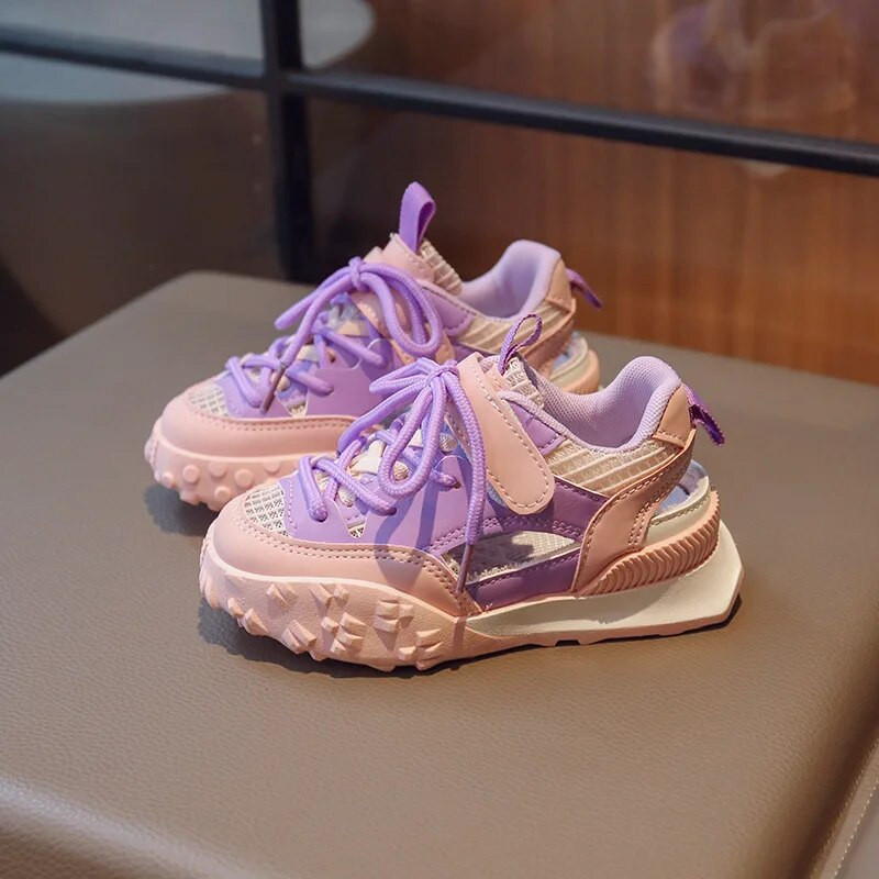 krossovki detskie Sportska obuća za djevojčice Ljetne šarene dječje tenisice Narančaste izdubljene prozračne cipele Zapatillas za dječake i djevojčice