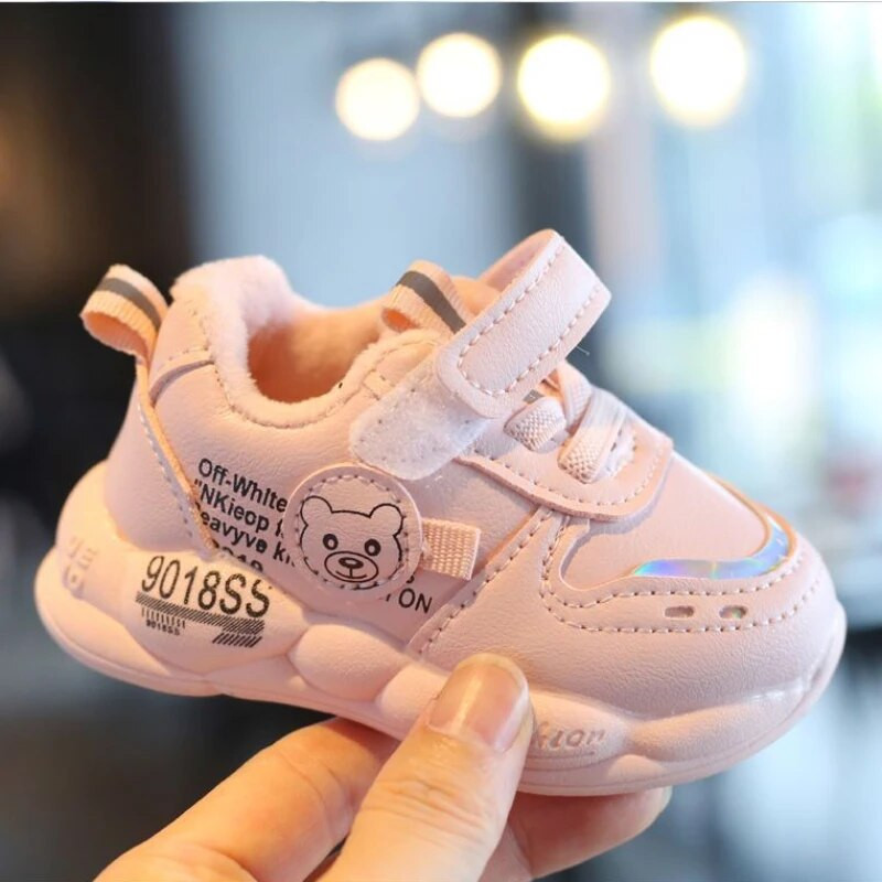 Dječje pamučne cipele Zimska cipela za djevojčice Dječje tople plišane ležerne tenisice Cipela za malu djecu Dječja cipela za djevojčice Vodootporne Tenis Zapatillas