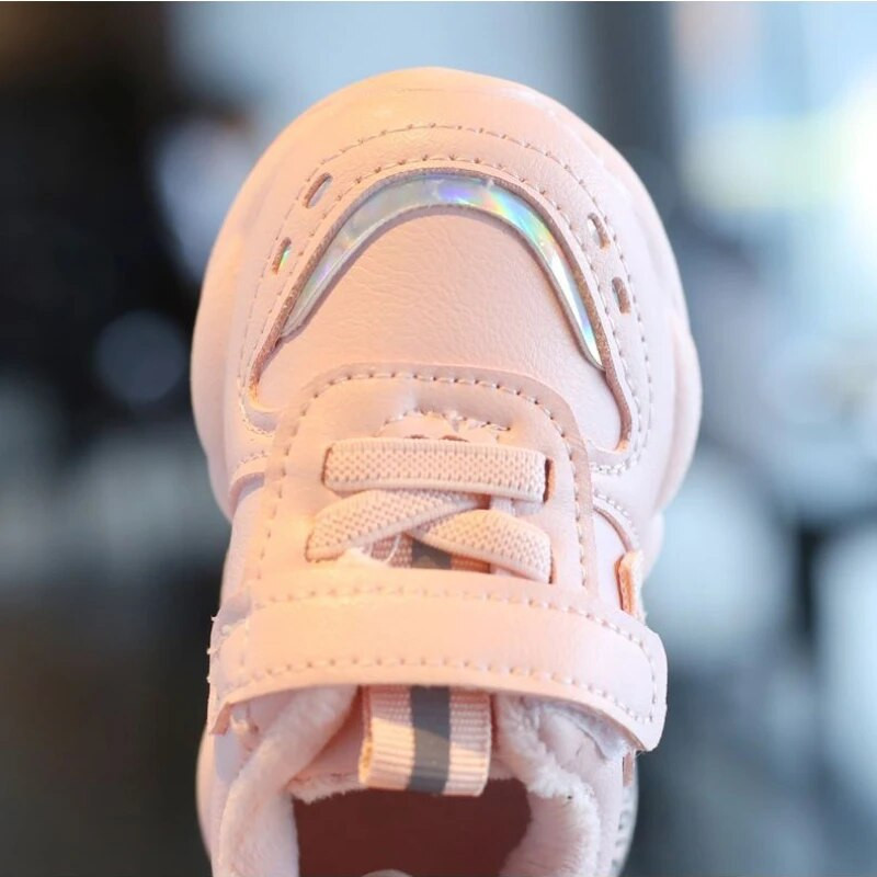 Dječje pamučne cipele Zimska cipela za djevojčice Dječje tople plišane ležerne tenisice Cipela za malu djecu Dječja cipela za djevojčice Vodootporne Tenis Zapatillas