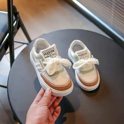 Dječje tenisice, nove jesenske cipele na vezanje za dječake, dječje cipele s mekim potplatom, neklizajuće, ležerne cipele, svestrane prozračne cipele za djevojčice