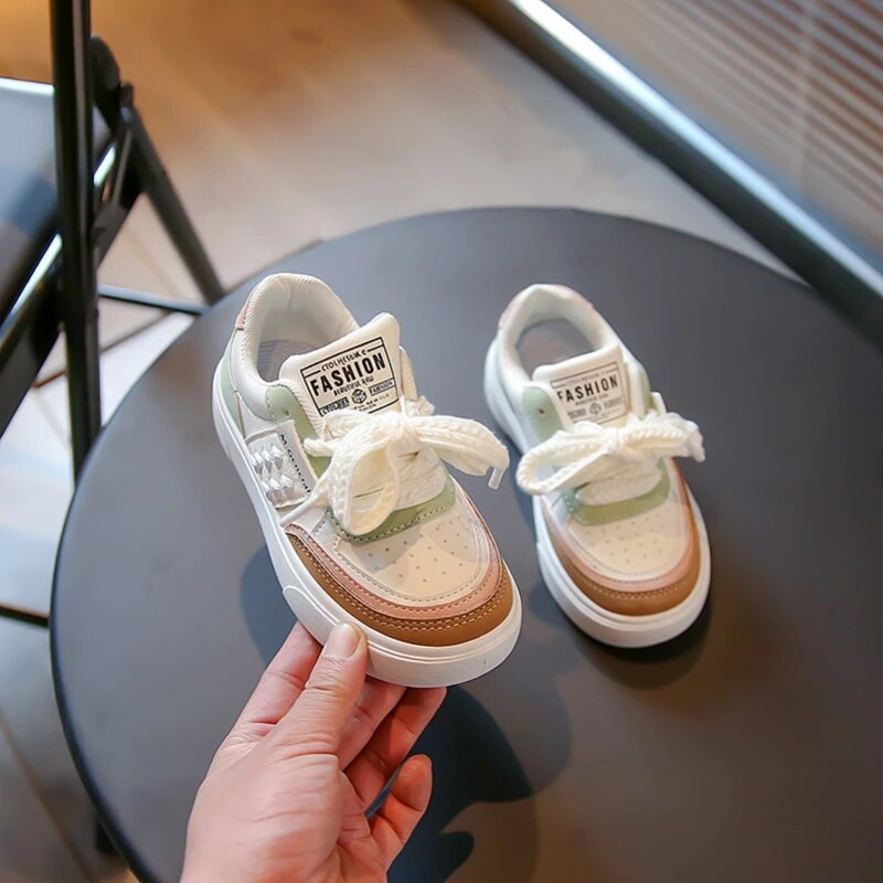 Dječje tenisice, nove jesenske cipele na vezanje za dječake, dječje cipele s mekim potplatom, neklizajuće, ležerne cipele, svestrane prozračne cipele za djevojčice