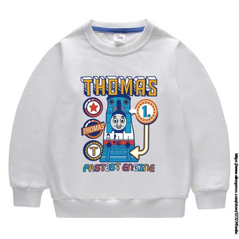 THOMAS Fashion Βρεφικά αγόρια Φούτερ Βαμβακερά στάμπα Παιδικά ρούχα Μακρυμάνικα πουλόβερ για κορίτσια Δώρο γενεθλίων