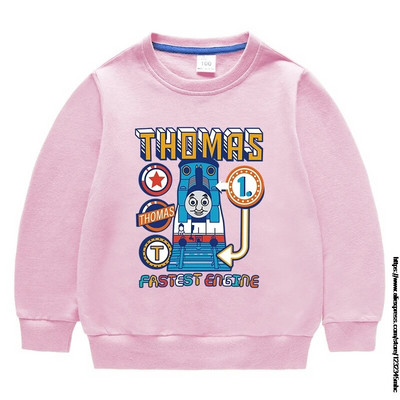 THOMAS Moda Bebeluși Băieți Hanorace Bumbac Imprimat Haine pentru copii Mâneci lungi Fete Pulover Topuri Cadou de aniversare