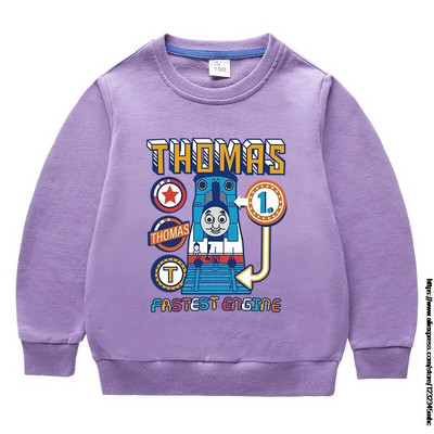 THOMAS Moda Bebeluși Băieți Hanorace Bumbac Imprimat Haine pentru copii Mâneci lungi Fete Pulover Topuri Cadou de aniversare