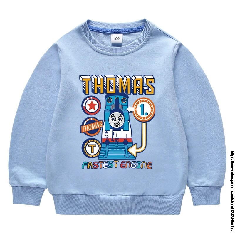 THOMAS Mados berniukų megztiniai Medvilniniai spaudiniai Vaikiški drabužiai ilgomis rankovėmis mergaičių megztiniai džemperiai Gimtadienio dovana