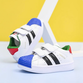 2023 Φθινόπωρο Νέα για κορίτσια για αγόρια Little White Shell Shoes Παιδικά Πολύχρωμα Αθλητικά Παπούτσια Άνοιξη Baby Kids Fashion Αθλητικά παπούτσια