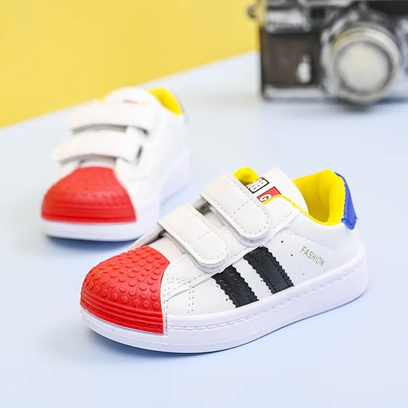 Toamna 2023, noi, fete, băieți, pantofi mici, albi, pantofi sport colorați pentru copii, primăvară, copii, pantofi sport la modă