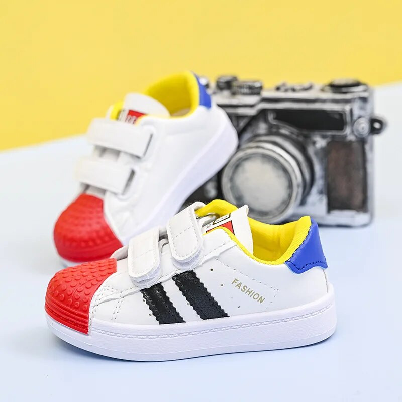 Toamna 2023, noi, fete, băieți, pantofi mici, albi, pantofi sport colorați pentru copii, primăvară, copii, pantofi sport la modă