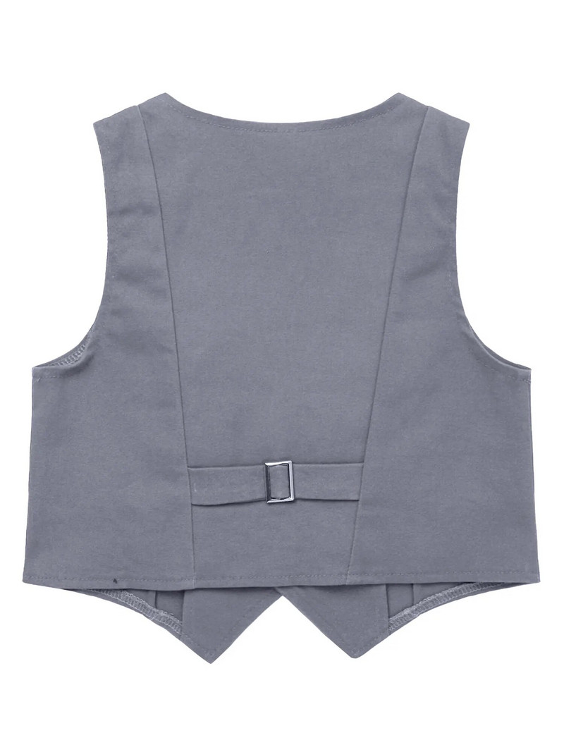 Dječji dječaci Gospodski prsluk Svečani prsluk s jednim kopčanjem Vjenčanje Rođendanska zabava Večernja fotografija Kostim za nastup na pozornici