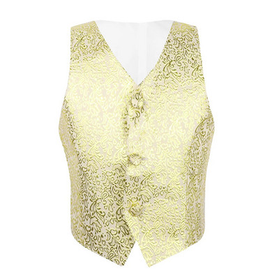 Copii Băieți Gentleman Costume Formale Vestă Copii Rochie Florală Vestă pentru Nuntă Concurs Petrecere Aniversare Haine pentru Bebeluș 2-14 Ani