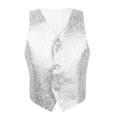 Copii Băieți Gentleman Costume Formale Vestă Copii Rochie Florală Vestă pentru Nuntă Concurs Petrecere Aniversare Haine pentru Bebeluș 2-14 Ani