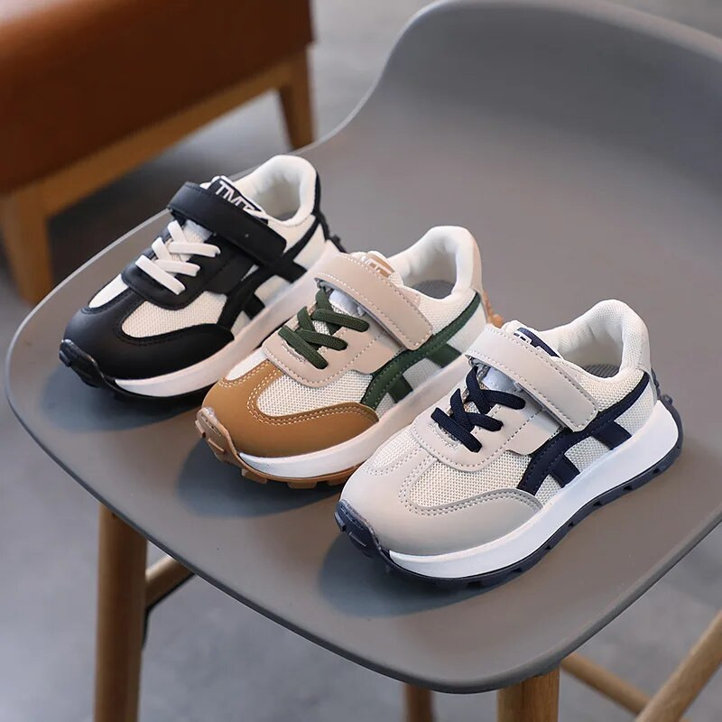 Pantofi noi de toamnă pentru copii, respirabil, moale, alergare, pantofi ocazional pentru copii, talpă plată, pantofi sport din plasă pentru copii mici, băieți, fete, modă