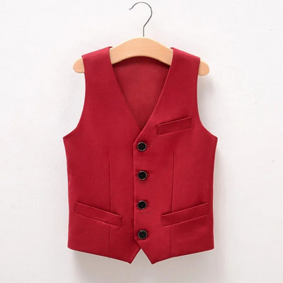 Berniukų liemenė Vaikai Berniukai Džentelmenas oficialus kostiumas Princo liemenė Liemenė Konkursas Vestuvių vakarėlis Striukė Paltas pasirodymo kostiumai N77