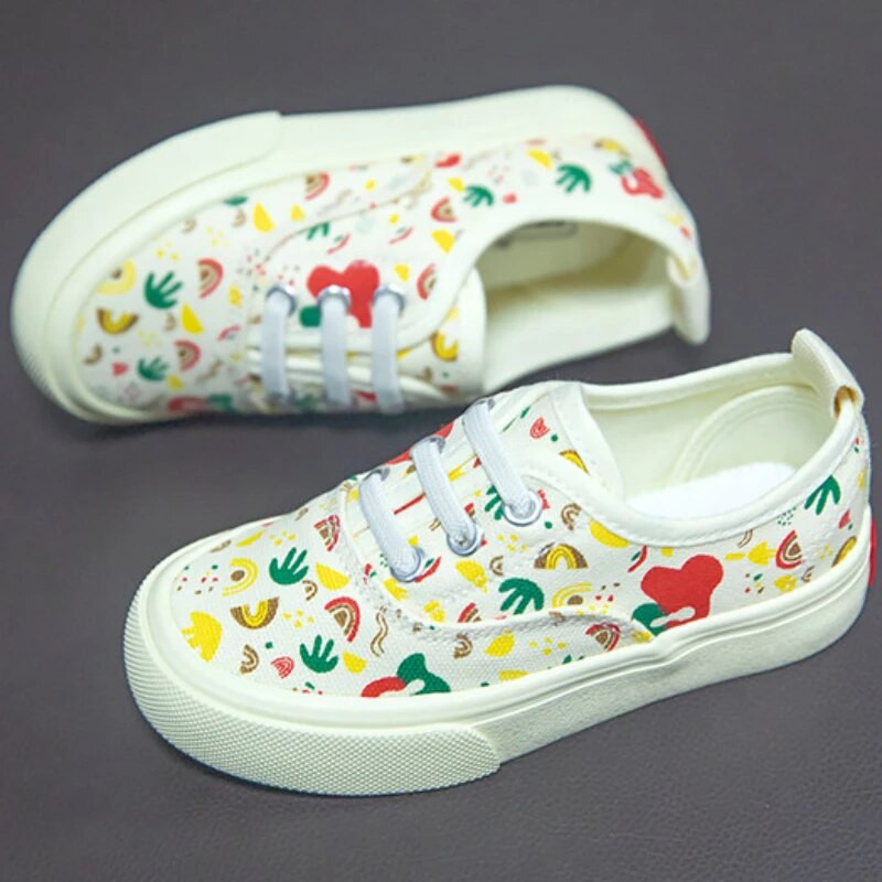 Pantof din pânză pentru bebeluși Pictură versatilă Pantofi de desene animate pentru băiat Pantof casual pentru băiat Pantofi pentru copii pentru fată Tenis Infantil Menino