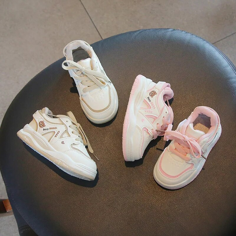 2023 Άνοιξη Φθινόπωρο Παιδικά Επιτραπέζια Παπούτσια Αγόρια Αναπνεύσιμα Αθλητικά Παπούτσια Παιδικά Κορίτσια Δαντέλα Μαλακή Σόλα Casual School Tenis De Mujer