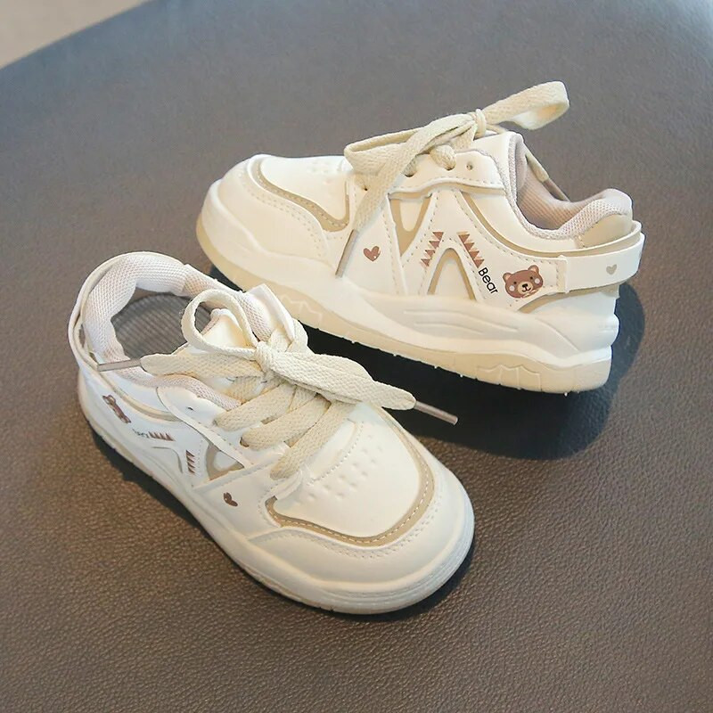 2023 Άνοιξη Φθινόπωρο Παιδικά Επιτραπέζια Παπούτσια Αγόρια Αναπνεύσιμα Αθλητικά Παπούτσια Παιδικά Κορίτσια Δαντέλα Μαλακή Σόλα Casual School Tenis De Mujer