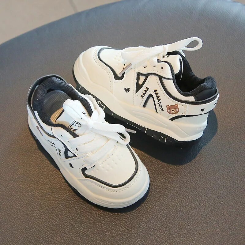 2023 Άνοιξη Φθινόπωρο Παιδικά Επιτραπέζια Παπούτσια Αγόρια Αναπνεύσιμα Αθλητικά Παπούτσια Παιδικά Κορίτσια Δαντέλα Μαλακή Σόλα Casual School Tenis De Mujer