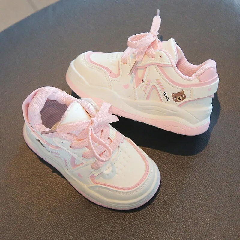 2023 Άνοιξη Φθινόπωρο Παιδικά Επιτραπέζια Παπούτσια Αγόρια Αναπνεύσιμα Αθλητικά Παπούτσια Παιδικά Κορίτσια Δαντέλα Μαλακή Σόλα Casual School Tenis De Mujer