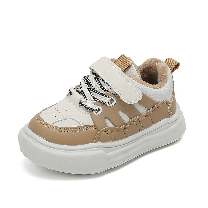 Pantofi de bumbac pentru copii Pantofi ocazional pentru băiat Copii Izolație de pluș Pantofi casual Pantofi impermeabili pentru bebeluși Zapatillas Niño Zapatos