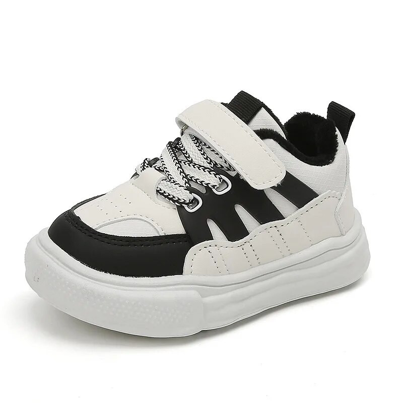 Pantofi de bumbac pentru copii Pantofi ocazional pentru băiat Copii Izolație de pluș Pantofi casual Pantofi impermeabili pentru bebeluși Zapatillas Niño Zapatos