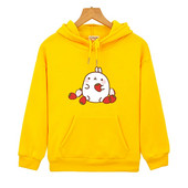 Molang Hoodies s printom jagoda Nove dječje majice s kratkim rukavima Topli pulover s crtićima za dječake Modna korejska odjeća za malu djecu Kawaii odjeća za djevojčice