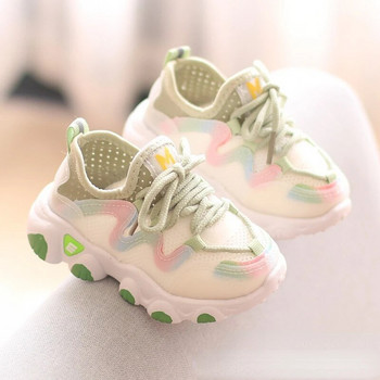Детски обувки Универсални обувки за момиче Пролетни момчешки дишащи ежедневни спортни обувки Обувки за крикет за деца в началното училище кроссовки