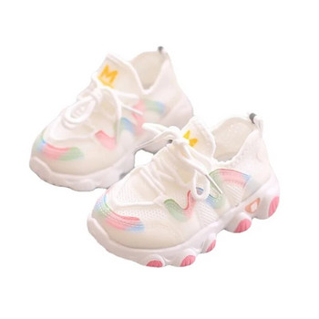 Детски обувки Универсални обувки за момиче Пролетни момчешки дишащи ежедневни спортни обувки Обувки за крикет за деца в началното училище кроссовки