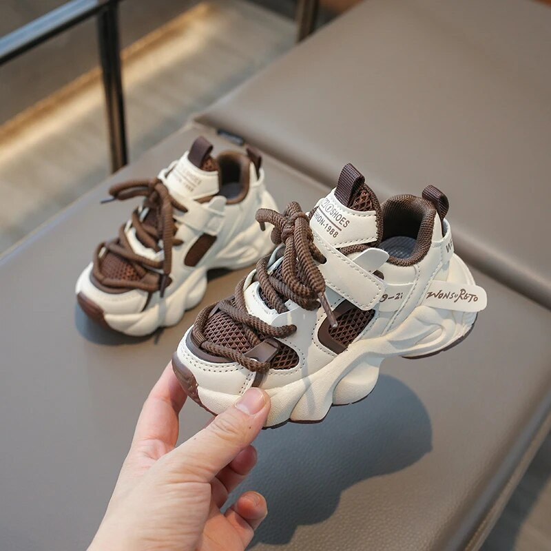 2024. aasta uued tüdrukute tossud, mis sobivad värviga pehme nööriga, värviga sobivad pehmed hingavad laste võrgust spordijalatsid poistele, libisemiskindlad