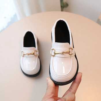Обувки за момичета Модни плоски обувки за деца Ежедневни детски обувки Удобни обувки от PU кожа Момчета Момичета Мокасини с бонбони Плоски обувки за момче여아 구두